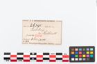 Etikett zu Bronzebrillenfibel (NHMW-PRAE-026391)